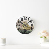 Clipper Ship Buttersworth Ocean Zee Wall Clock Ronde Klok (Huis)