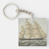 Clipper Ship, Flying Cloud Sleutelhanger (Voorkant)