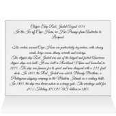 Clipper Ship Rode jas 1854 (Binnen Horizontaal (Boven))