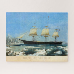 Clipper Ship Rode jas 1854 Legpuzzel
