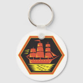 Clipper Ship Sleutelhanger (Achterkant)