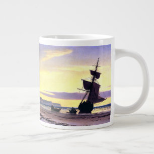 Clipper Ship Sunset Light Bradford Marine Art Mok