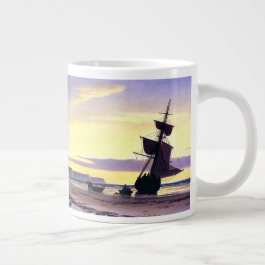 Clipper Ship Sunset Light Bradford Marine Art Mug (Droite)
