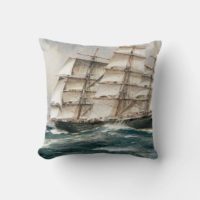 Clipper Ship Torrens Kussen (Voorkant)