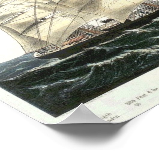 Clipper Ship Trois Frères Poster (Coin)