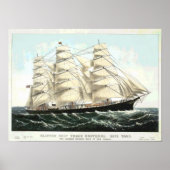 Clipper Ship Trois Frères Poster (Devant)