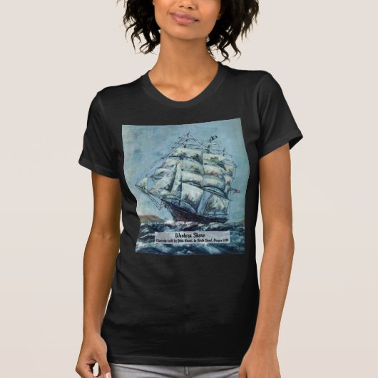 Clipper Ship Western Shore T-shirt (Voorkant)