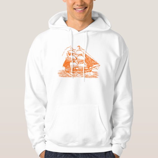Clipper - Sinaasappel Hoodie (Voorkant)