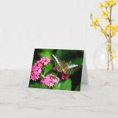 Clipper sur carte Pentas 1 (Fleur jaune)