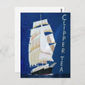 Clipper Tea adverteren poster Briefkaart (Voorkant / Achterkant)