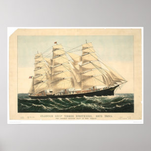 Clipperschip "Three Brothers" (0406A) Poster