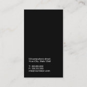 Cliquez ! Carte de visite de rédacteur de texte hi (Dos)