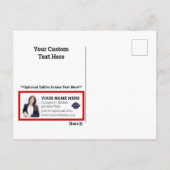 Cliquez ou appelez le marketing par carte postale  (Dos)