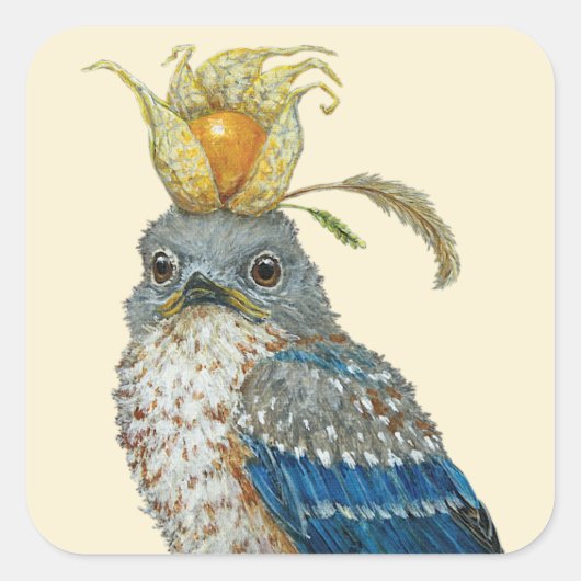 Clive de oostelijke bluebird chick stickers (Voorkant)