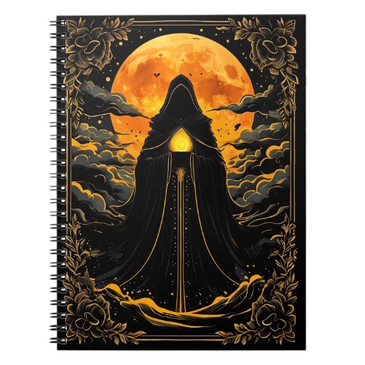 Cloaked By The Moon Notitieboek (Voorkant)