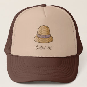 Cloche Casquette beige
