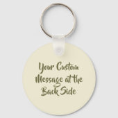 Cloche Pet Yellow Sleutelhanger (Achterkant)