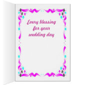 Cloches de mariage, fuschia (Intérieur (Droit))