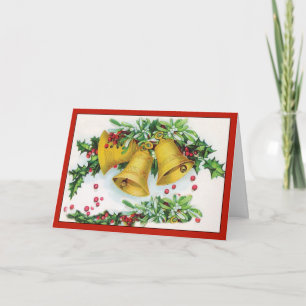Cloches de Noël - Carte de Noël Vintage