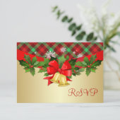 Cloches de Noël, saint et motif tartan RSVP (Debout devant)