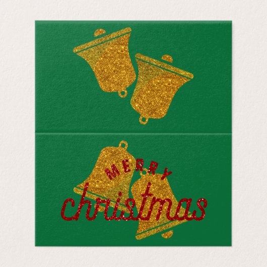 Cloches de Noël scintillantes (Outside Unfolded)