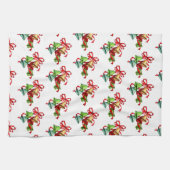 cloches de noël serviette de cuisine (Horizontal)