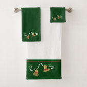 Cloches de Noël vertes (En situation)