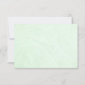 Cloches vertes avec Merci de cadre à huile d'or FA (Dos)