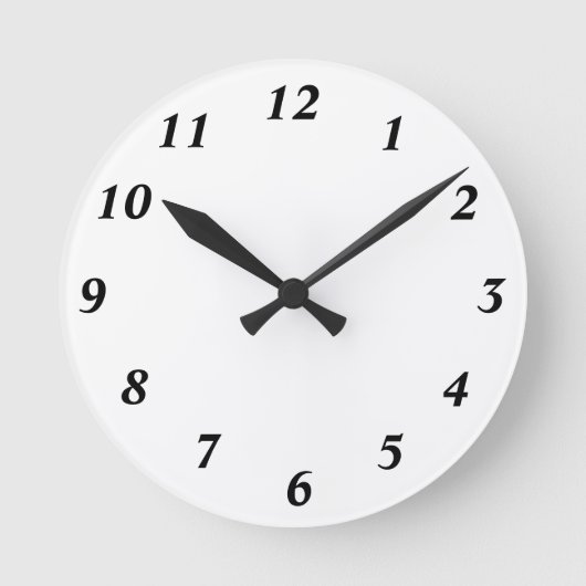 clock 12 template ronde klok (Voorkant)