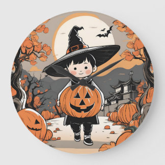 Clock Boy Halloween thema Grote Klok