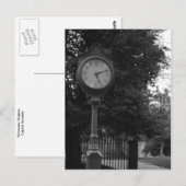 Clock, Capital Building Grounds Richmond, VA Briefkaart (Voorkant / Achterkant)