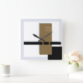 Clock Contemporary Vierkante Klok (Huis)