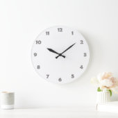 Clock Face Numbers - metaalstijl voor uw ontwerp Grote Klok (Huis)