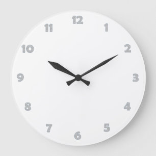 Clock Face Numbers - Waterdruppels Grote Klok