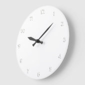 Clock Face Numbers - wit Grote Klok (Hoek)