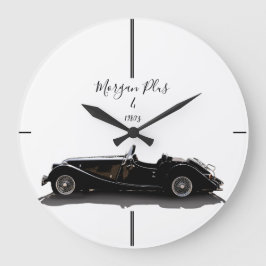 CLOCK MORGAN PLUS 4.1980'S GROTE KLOK