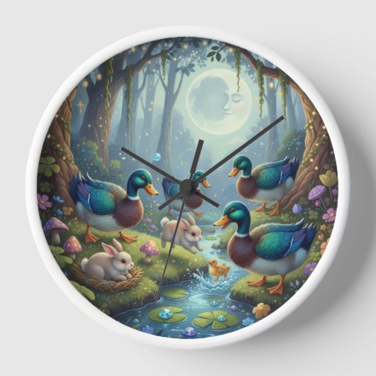 Clock of Ducks, Rabbits, and peace (Voorkant)