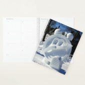 Clock Snow Sculpture, Quebec, Canada Planner (Display)