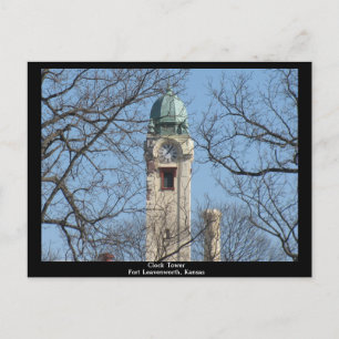 Clock Tower Fort Leavenworth, Kansas Briefkaart