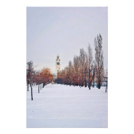 Clock Tower Foto Afdruk