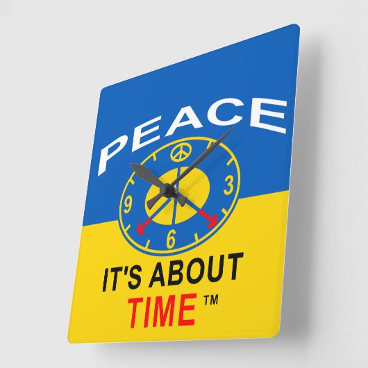 Clock Vierkante Klok (Hoek)