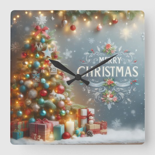 Clock Vierkante Klok (Voorkant)