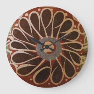 clock vintican pottery design southwest grote klok