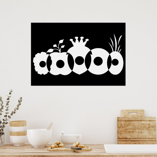 ClockCrew-Poster Poster (Keuken)