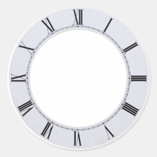 ClockFace060709 Ronde Sticker