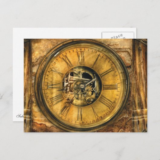 Clockmaker - Clock Works Briefkaart (Voorkant / Achterkant)