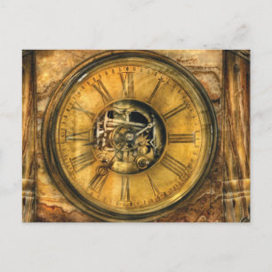 Clockmaker - Clock Works Briefkaart