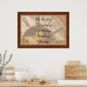 Clockmaker - Hoe laat is het? Poster (Keuken)