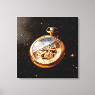 Clockmaker - Ruimtetijd Canvas Afdruk
