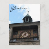 clocktower genève briefkaart (Voorkant)